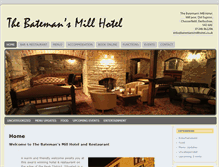 Tablet Screenshot of batemansmillhotel.co.uk